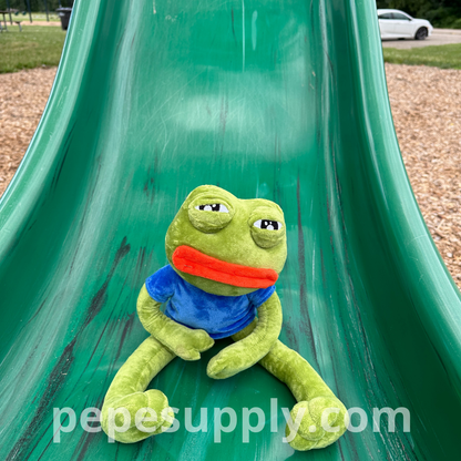 Pepe Plush - The Ultimate Sad Frog Toy Doll (17.7 Inch, Ultra Soft)