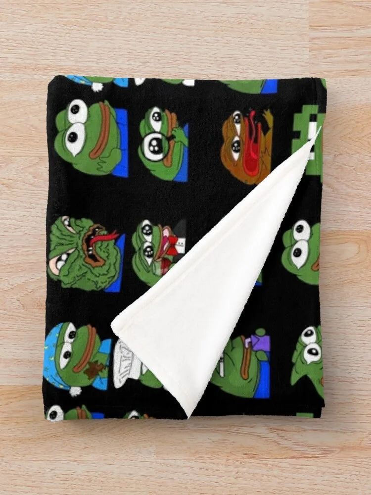 Pepe Throw Blanket